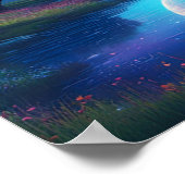 Moonlit Valley, eine bezaubernde Nacht Poster (Ecke)