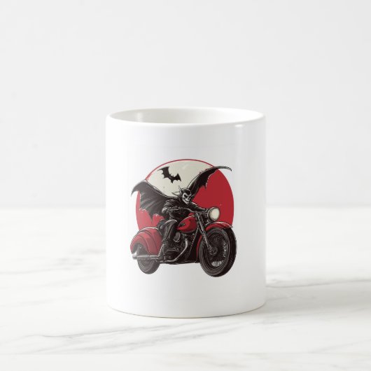 Moonlit Vampire Ride Kaffeetasse (Mittel)