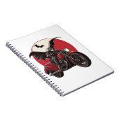 Moonlit Vampire Ride Notizblock (Rechte Seite)