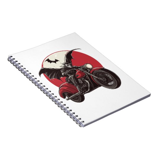 Moonlit Vampire Ride Notizblock (Rechte Seite)