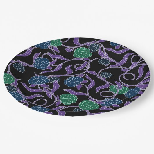 Moonlit Vine - Mysticool Collection Pappteller (Schrägansicht)