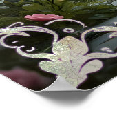 Moonlit Vows – A Cute Gothic Wedding Moment. Poster (Ecke)