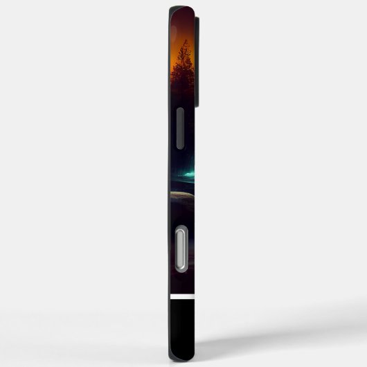 Moonlit Wasserfall Nachtszene Case-Mate iPhone Hülle (Rückseite / Rechts)