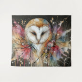 Moonlit Watcher Wandteppich (Vorderseite (Horizontal))