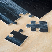 Moonlit Waterfall - Cinematic Night Landschaft Puzzle (Seite)