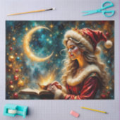 Moonlit Weihnachts-Zauberkunst Magische Feiertagsk Seidenpapier (Basteln)