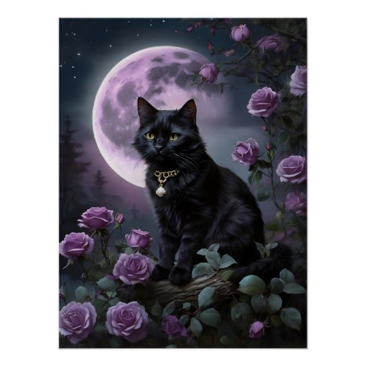 Moonlit Whiskers Poster (Vorderseite)