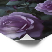 Moonlit Whiskers Poster (Ecke)