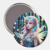 Moonlit Whispers Magnet (Vorderseite/Rückseite)