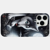 Moonlit White Wolf Reflection Case-Mate iPhone Hülle (Rückseite (Horizontal))