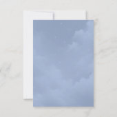 Moonlit Wildblume Whispers Wedding RSVP Karte (Rückseite)