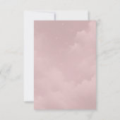 Moonlit Wildblume Whispers Wedding RSVP Karte (Rückseite)