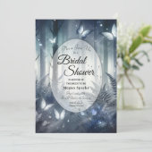 Moonlit Wings and Midnight Magic Brautparty Einladung (Stehend Vorderseite)