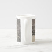 Moonlit Winter-Nacht Porzellantasse (Rückseite)