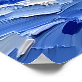 Moonlit Winter Village Poster (Ecke)