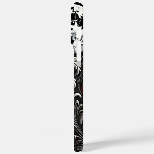 Moonlit Wolfs Reflektionskunst Case-Mate iPhone Hülle (Rückseite / Links)