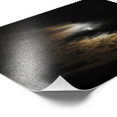 Moonlit Wolken Night Sky Celestial Foto (Ecke)