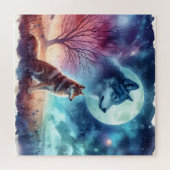 Moonlit Wolves Spiritual Night Puzzle (Horizontal)