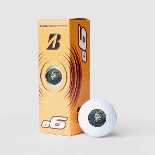 Moonlit Woman 3D Art Golfball (Verpackungen)