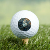 Moonlit Woman 3D Art Golfball (Insitu T-Shirt)
