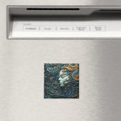 Moonlit Woman 3D Art Magnet (In Situ (Geschirrspüler))