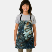 Moonlit Woman 3D Art Schürze (Insitu)