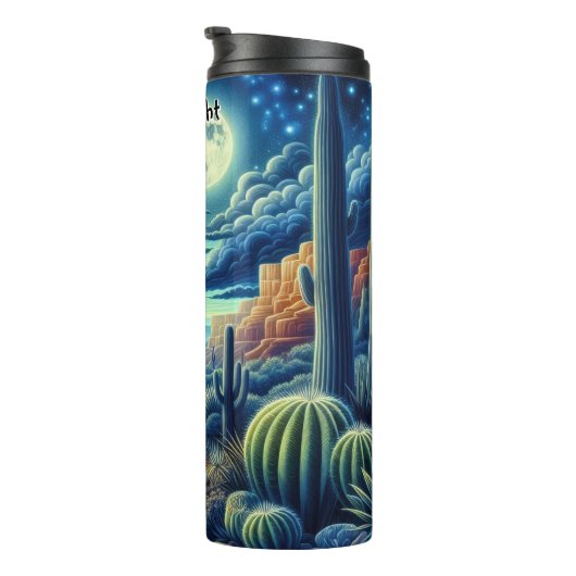 Moonlit-Wüstenweg Thermosbecher (Nach rechts gedreht)