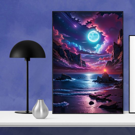 Moonlite Sky Poster