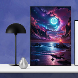 Moonlite Sky Poster