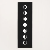 MOONPHRASE Cool Moderne Phasen Yogamatte (Rückseite)