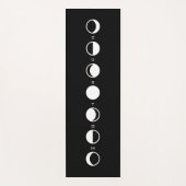 MOONPHRASE Cool Moderne Phasen Yogamatte (Vorderseite)