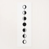 MOONPHRASE Cool Moderne Phasen Yogamatte (Rückseite)