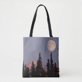 Moonrise Early Winter | Anchorage, Alaska Tasche (Vorderseite)