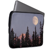 Moonrise Early Winter | Ankerplatz, Alaska Laptopschutzhülle (Vorne Rechts)