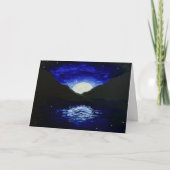 Moonrise Greeting Card Karte (Vorderseite)