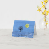 Moonrise Karte (Gelbe Blume)