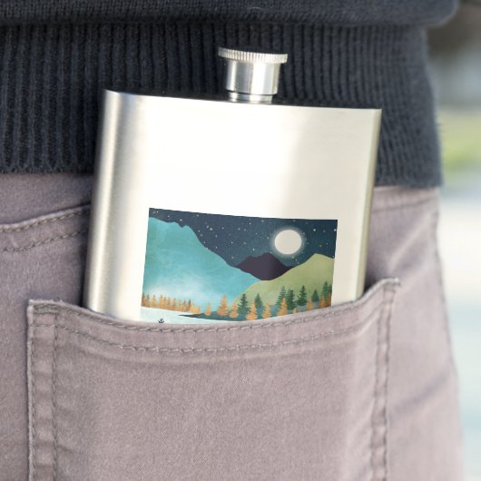 Moonrise Lake Flachmann (Beispiel)