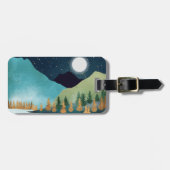 Moonrise Lake Gepäckanhänger (Vorderseite horizontal)