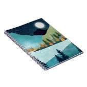 Moonrise Lake Notizblock (Rechte Seite)