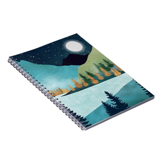 Moonrise Lake Notizblock (Rechte Seite)