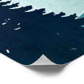 Moonrise Lake Poster (Ecke)