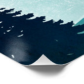 Moonrise Lake Poster (Ecke)