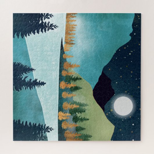 Moonrise Lake Puzzle (Horizontal)