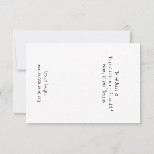 Moonrise Magic Blank Grußkarten Karte (Rückseite)