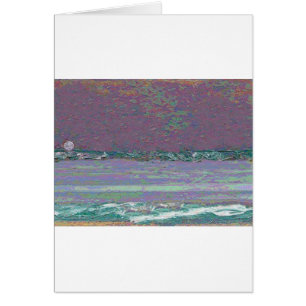 Moonrise-Meerblick