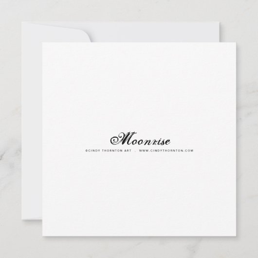 Moonrise - Mini Print (Rückseite)