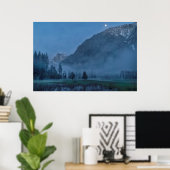 Moonrise & Nebst Leidig Meadow Poster (Heimbüro)