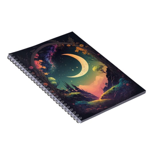 Moonrise-Notebook Notizblock (Rechte Seite)