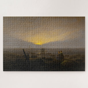 Moonrise Over Sea - Caspar David Friedrich Puzzle