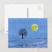 Moonrise Postkarte (Vorne/Hinten)